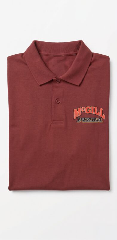 Branded polo printed by Singhs Print