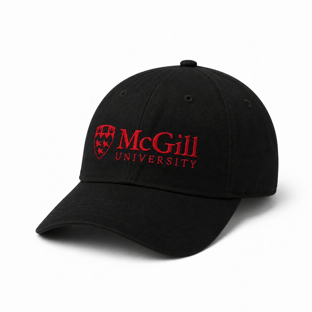 Embroidered school cap for McGill University by Singhs Print