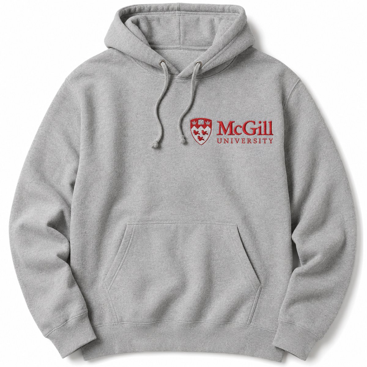 Embroidered McGill University hoodie by Singhs Print