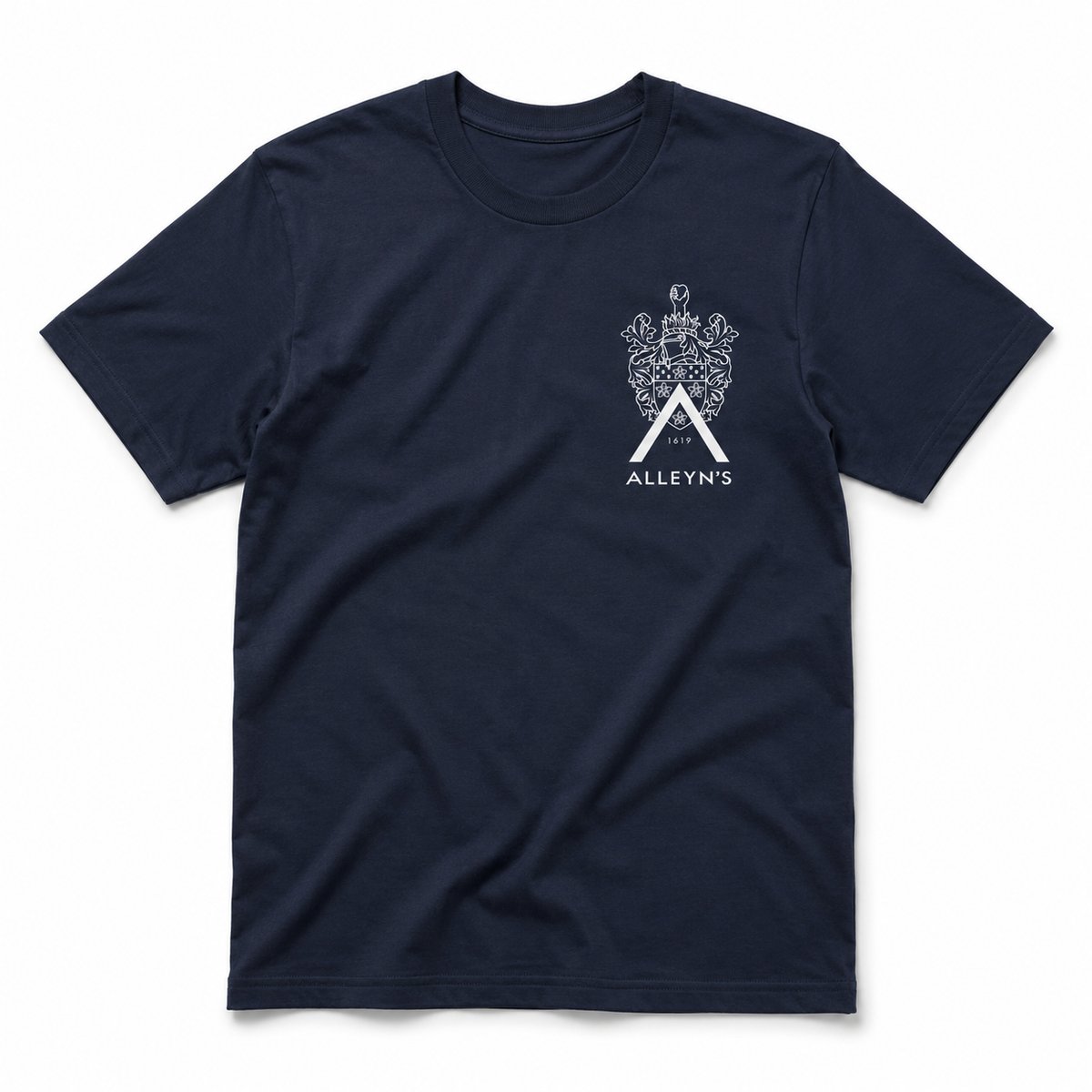 School spirit tee printed for Alleyn's by Singhs Print
