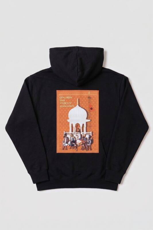 Custom printed hoodie - Concordia Sikh Students