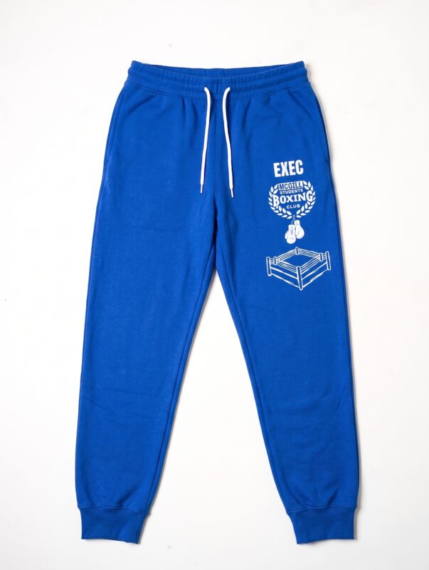 Custom printed sweatpants - McGill Boxing Club