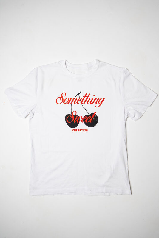 Custom printed white t-shirt